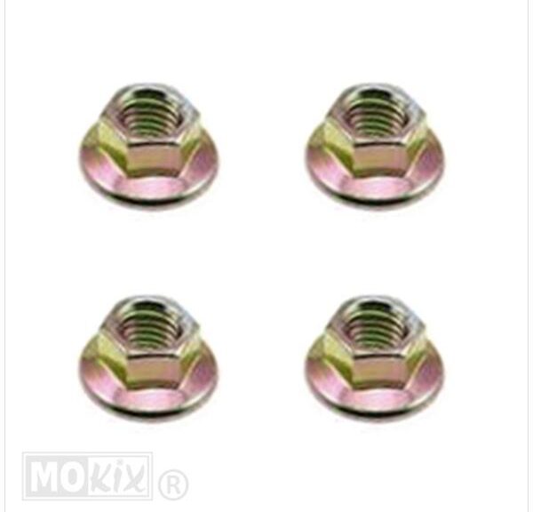 Cilinder KOP Moer Flensmoer 7mm SET (4)