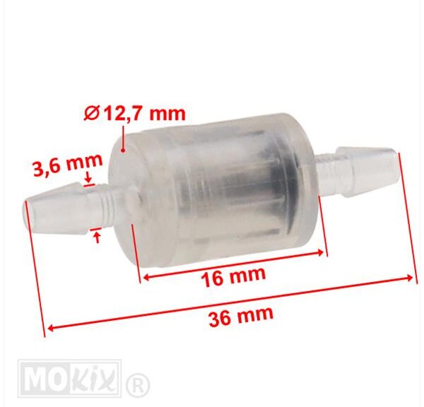 Membraanklep Tussen Olie Slang (20-28Kpa) 1/8