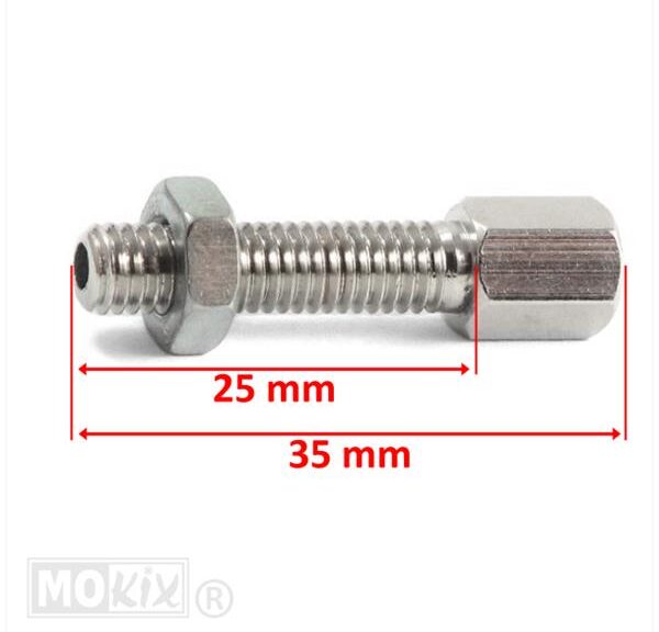 Kabelstelbout M6 X 25mm (10) - Bollard