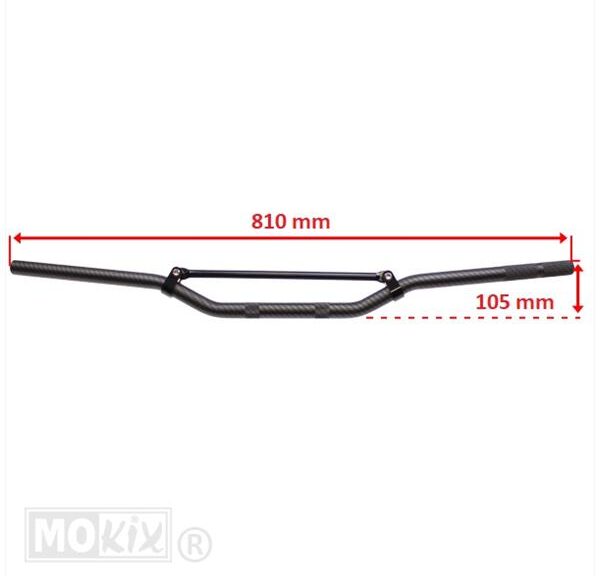 Stuur Model Cross Aluminium Carbon Look Supertec