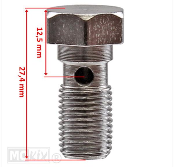 Remslang-Bout Grimeca Onder/Boven (M10x1) (10) - Supertec