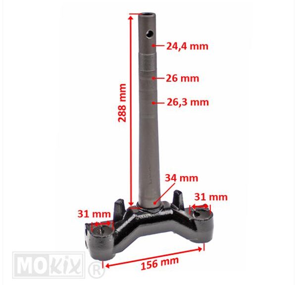 Kroonstuk Honda PCX 125 /150 14-"19"