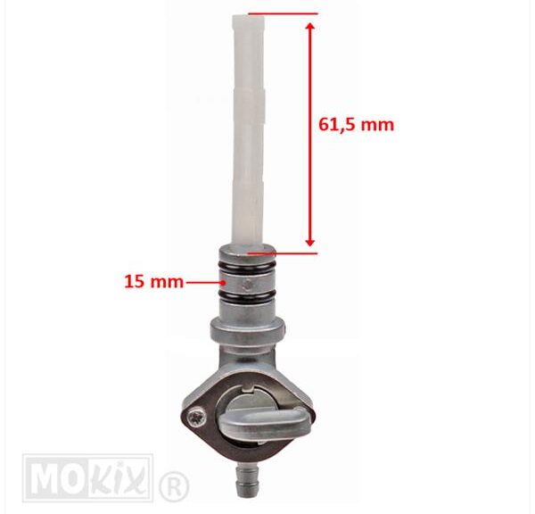Robinet d'essence Rieju RR/Spike/SMX/MRX/MRT/Tango ST - Supertec