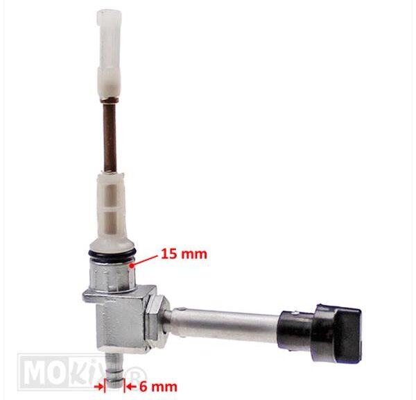 Benzinekraan Peugeot Ludix 15mm / 6mm ST - Supertec
