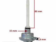 Benzinekraan SYM MIO 15mm / 6mm Supertec