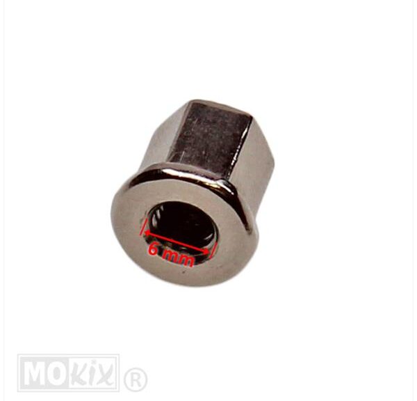 Cilinder KOP Moer Universeel Hoog Model 6mm (4)