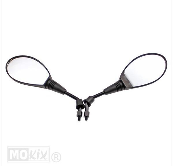 Spiegel Piaggio ZIP >2007 CE SET Zwart - MKX