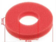 Tankdop-Spons Kreidler/Zundapp Rood SET (5) - Supertec
