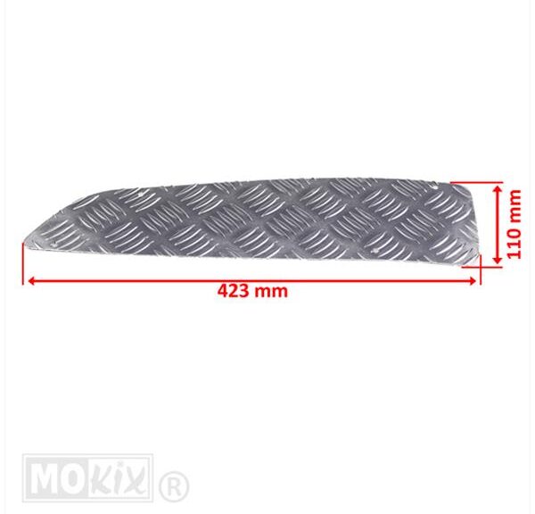 Treeplaatset Peugeot Speedfight 1+2 ALU Blank