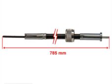 Kabel KM Teller Peugeot 103 (Veglia) Zwart - Supertec