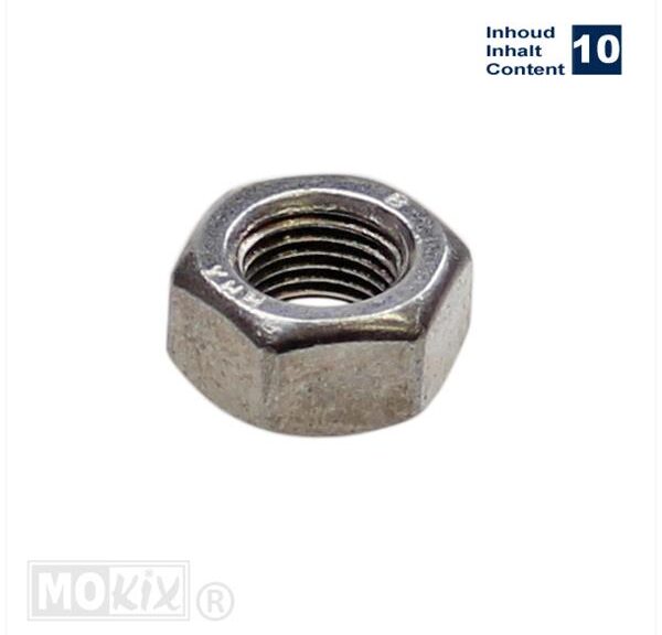 Moer M10 X 1.00 (10) - Bollard
