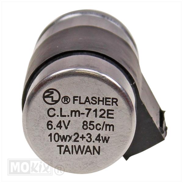 Knipperlicht-Relais UNI 6V 10W 2x + 3.4W - Afbeelding 2