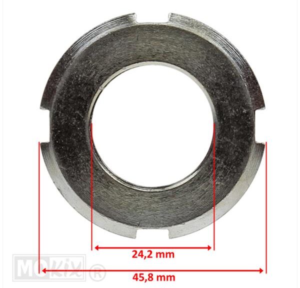 Balhoofdmoer Rieju MRX PRO Onder ST - Supertec