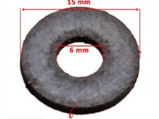 Rubber-Ring 6   x15x1.5mm 10stuks - Bollard