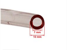 Benzineslang PVC 7x10mm    1mtr
