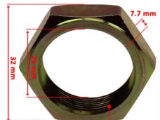 Balhoofdmoer Yamaha DT50R/ Beta Derbi >03 ST" - Supertec