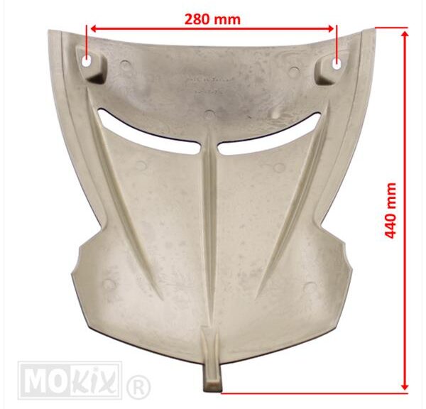 Onderseatplaat Peugeot SPEEDFIGHT2 Zwart