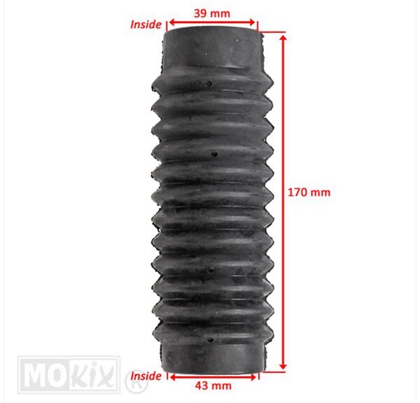 Zestaw gum przedniego widelca Yamaha FS1 DX /RD czarny 12B - Supertec