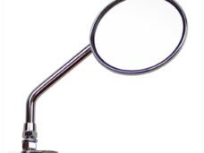Spiegel UNI Rond + Klem  Chroom 160mm