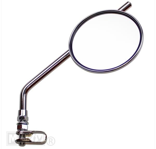 Spiegel UNI Rond + Klem  Chroom 160mm