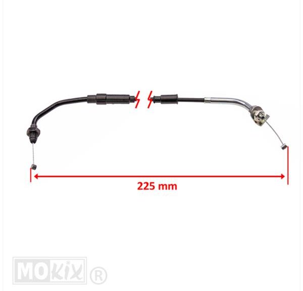 Kabel GAS PIA Vespa Primavera/Sprint 50cc 4T 2V - Supertec
