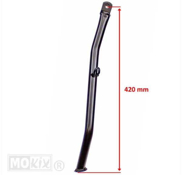 Zijstandaard Beta RR50 420mm + 2 Veren Zwart