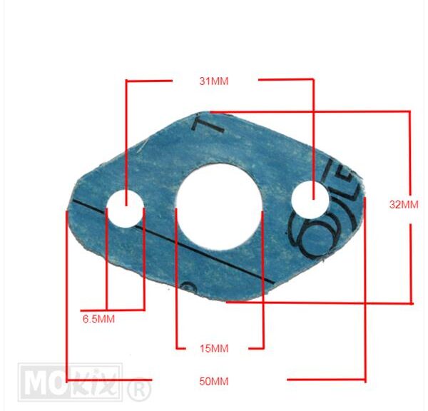 Inlaatpakking Tomos A3/A35 0.4mm BAC (1)