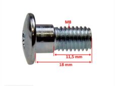 Borstbout Honda WALLAROO/PK50 M8 Kruiskop (1) - Bollard