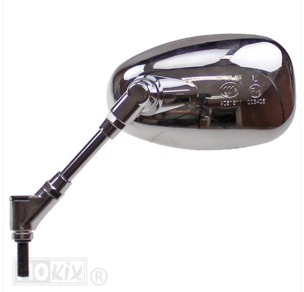 Spiegel UNI Retro Chroom Links/Rechts M10 SET - MKX