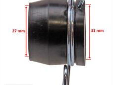 Voorvork Stofrubber Peugeot 103 31/27mm Zwart (2)