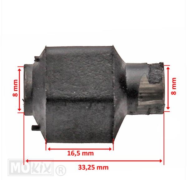 Voorvork Aanslag Rubber SET Honda C50/C70 (2) - Supertec