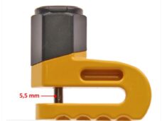 Schijfremslot MKX Mini 5.5mm Geel