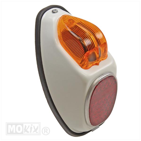 Achterlicht Classic Model ULO Puch WIT - Afbeelding 2