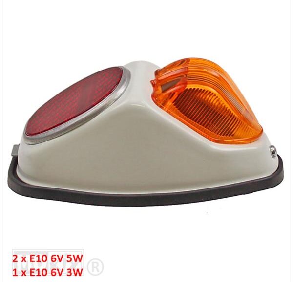 Achterlicht Classic Model ULO Puch WIT