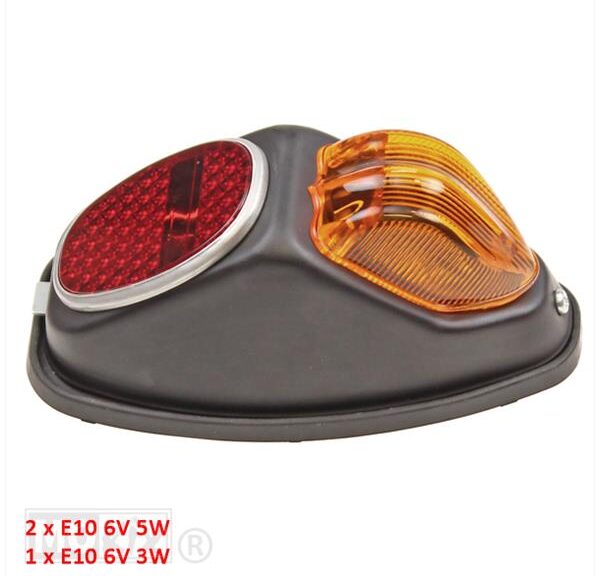 Achterlicht Classic Model ULO Puch Zwart
