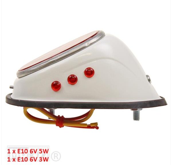 Achterlicht Classic Model Hella Puch WIT