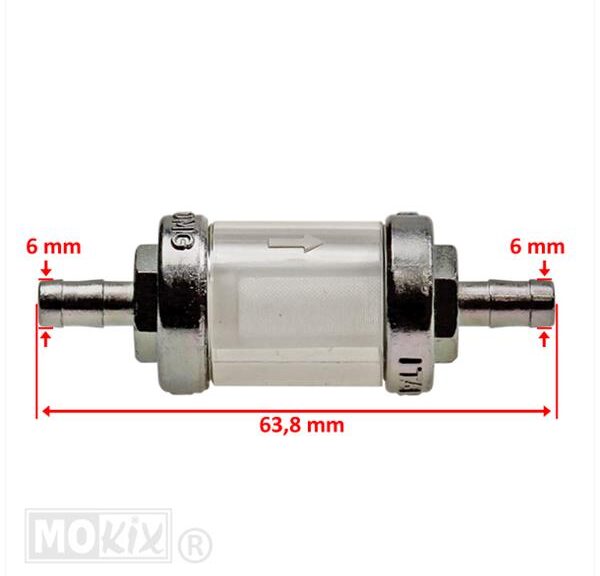Benzinefilter PVC/Aluminium 6mm OMG (1)