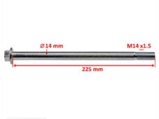 Achtervork-AS Rieju RR/Spike 225x14x1.50 ST - Supertec