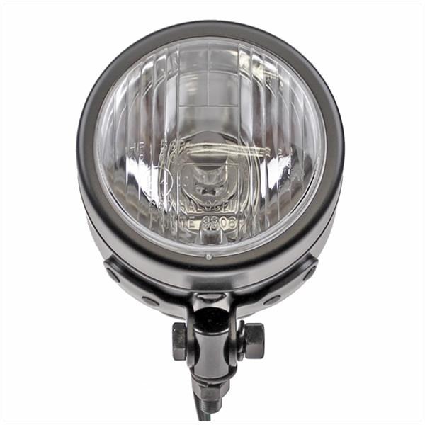 Koplamp Universeel Custom 110mm CE MAT Zwart - Afbeelding 2