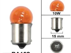 Lamp BA15S 12V 10W Oranje CE (4) - Bollard