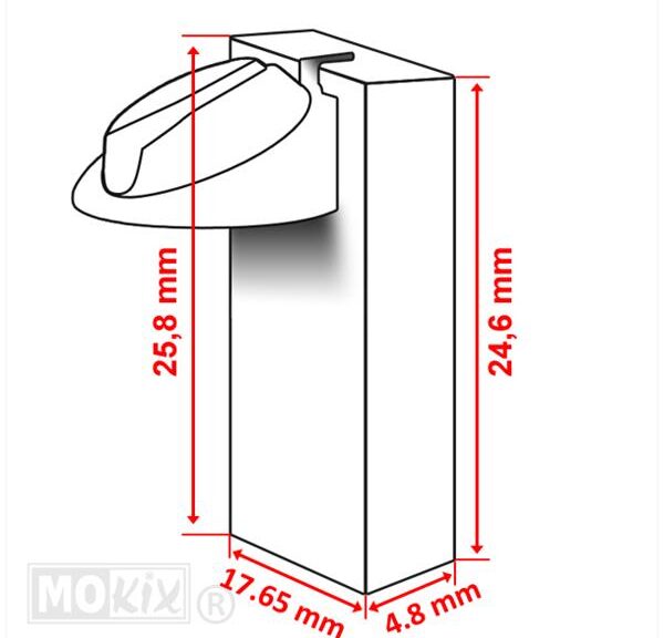 Gasschuif Dell SHA14-15mm SP (1)