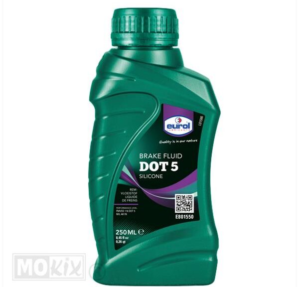 Remvloeistof Eurol DOT 5   Siliconen 250ml