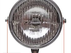 Koplamp Peugeot 103 / MBK 51/88 Rond 150mm Zwart