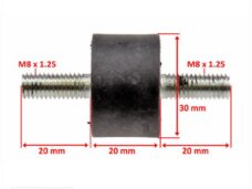 Trilrubber 20x30 M8 X 1.25 (8mm) Bollard (1)