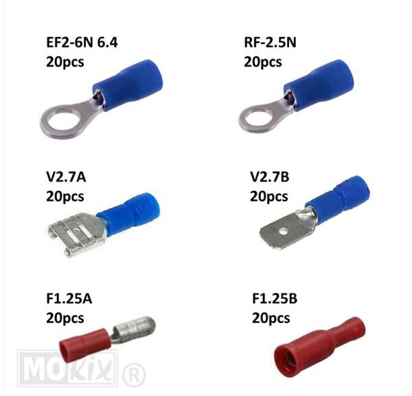 Sortie-Doos Stekkers Rood/Blauw 120st
