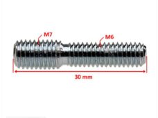 Uitlaat Tapeind SET UNI M7/6x30 Compleet (2) SP