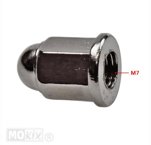 Cilinder KOP Moer UNI Bolkop 7mm Set (4)