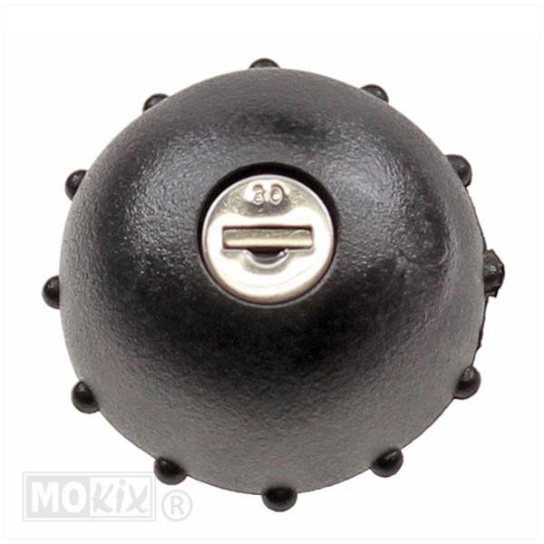 Tankdop Vespa Ciao Zwart + Slot - Afbeelding 2