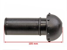 Tankdop Vespa Ciao Zwart + Slot - Supertec