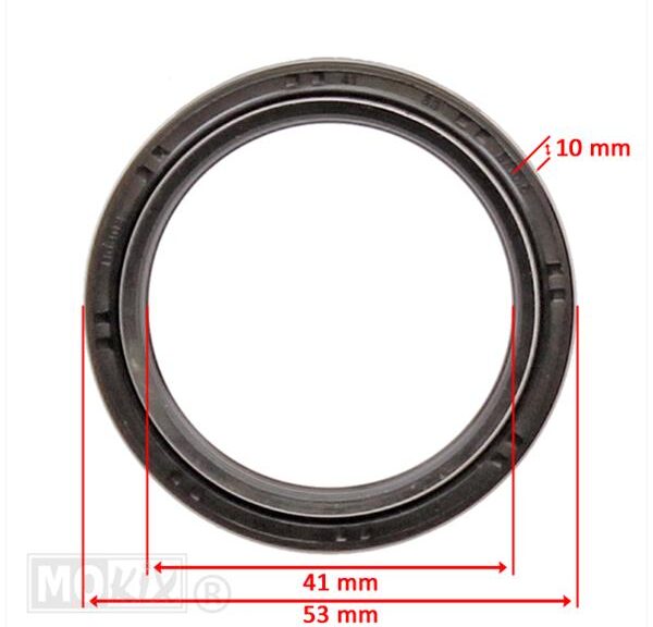 Keerring Voorvork 41x53x10 Derbi Senda SET (2)